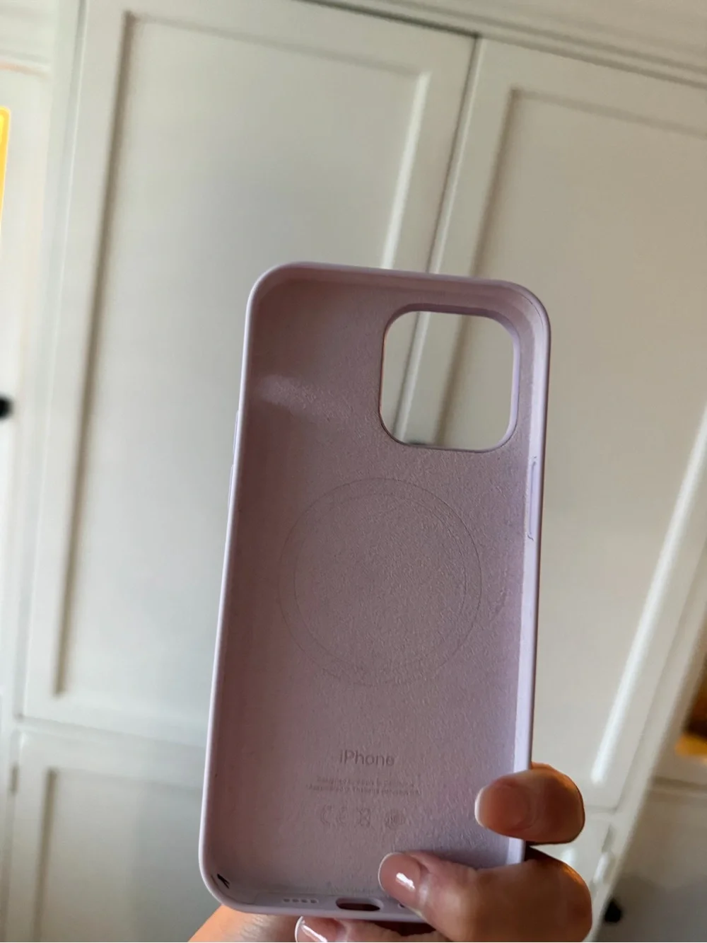 Apple Silicone iPhone Case - Light Purple